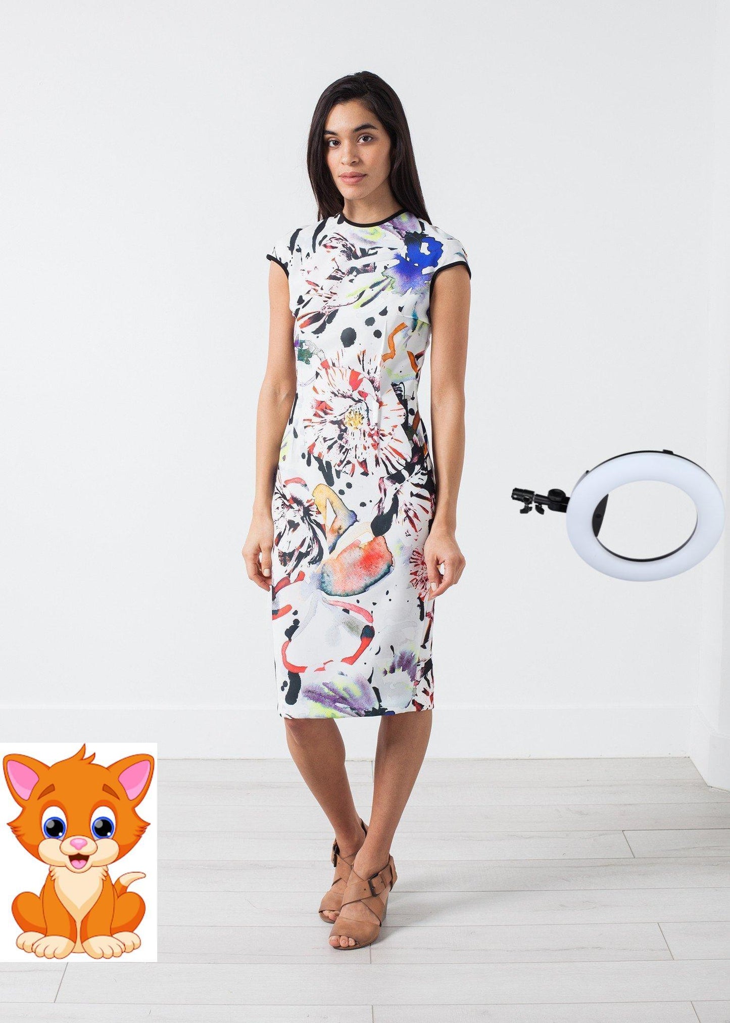 Dream Dress in Painted Floral
