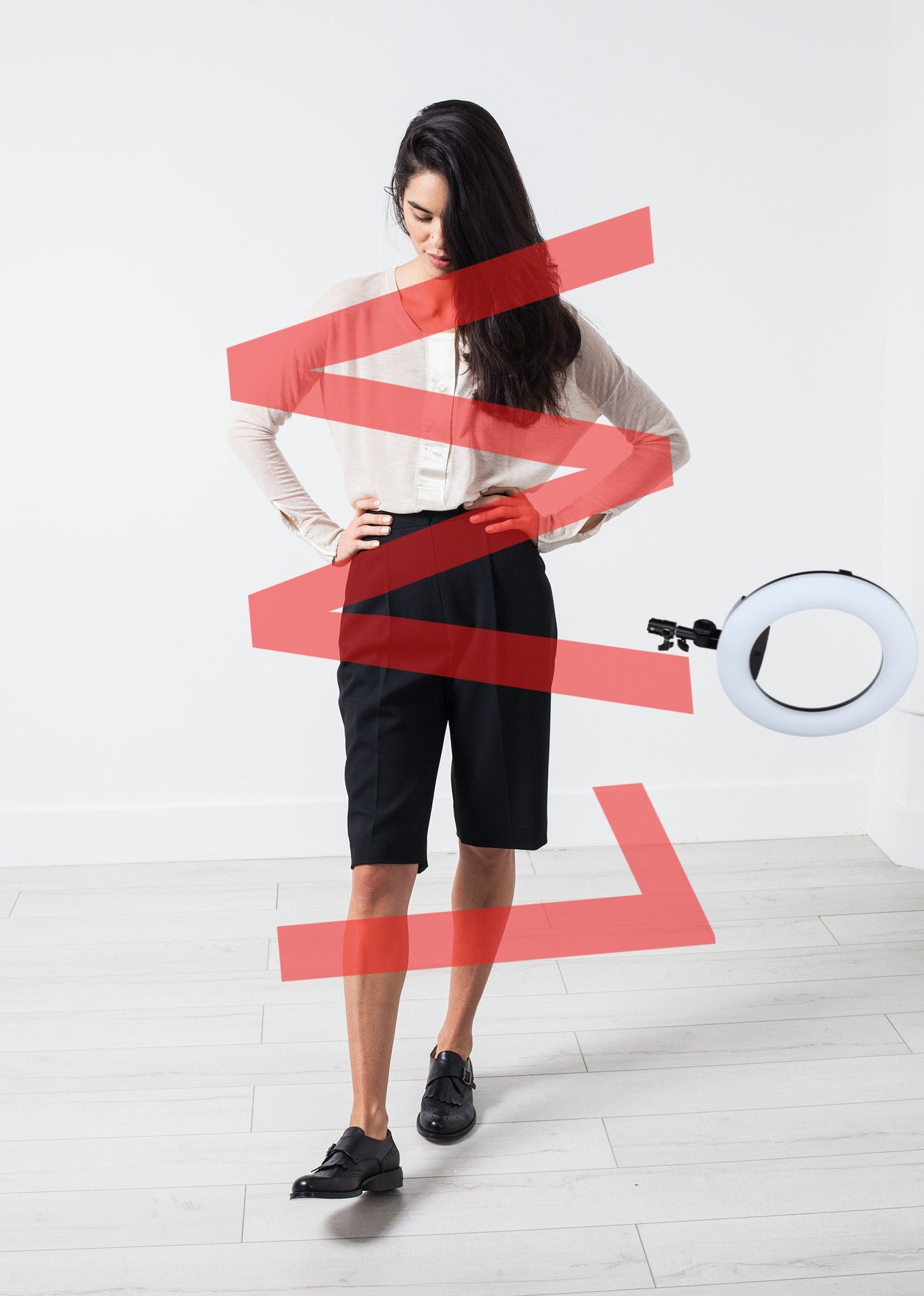 Woven Shorts in Black