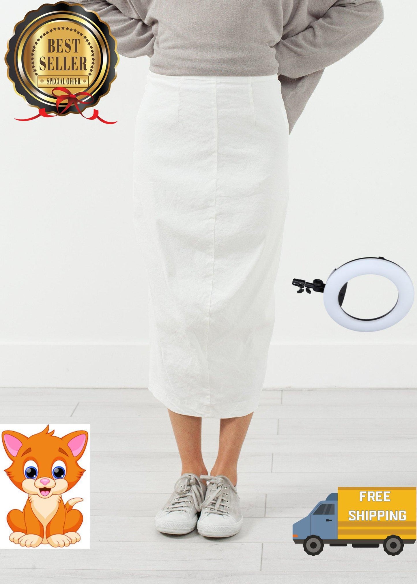 Fitted Skirt