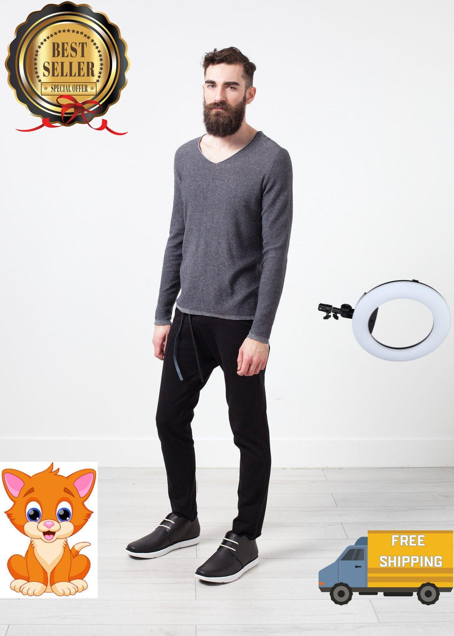 Curios Sweatshirt in Steel Grey