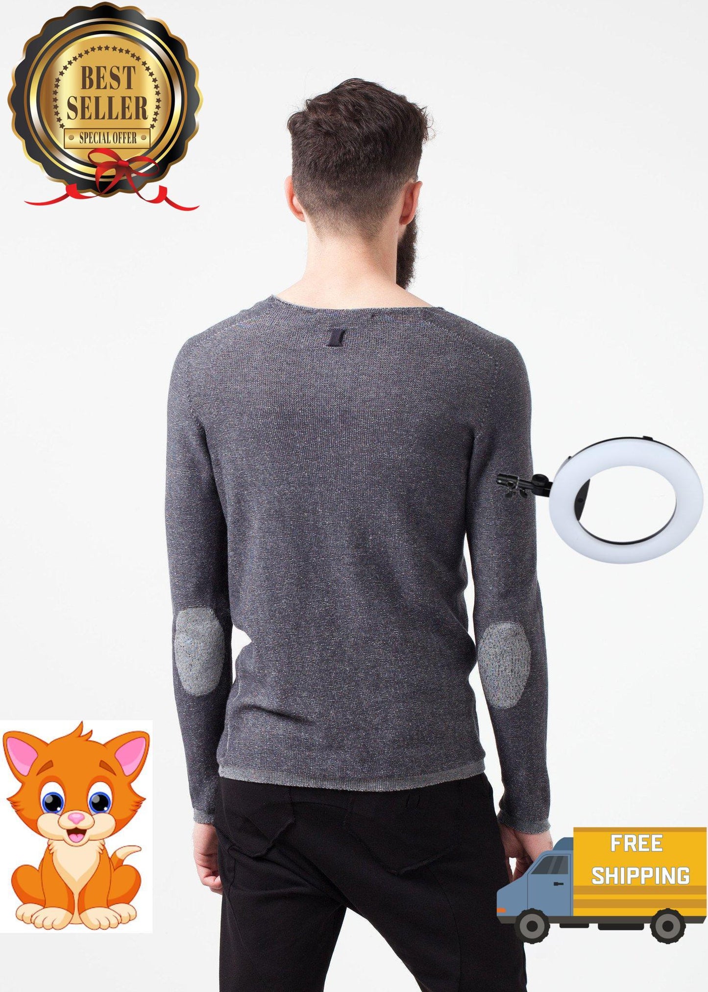 Curios Sweatshirt in Steel Grey