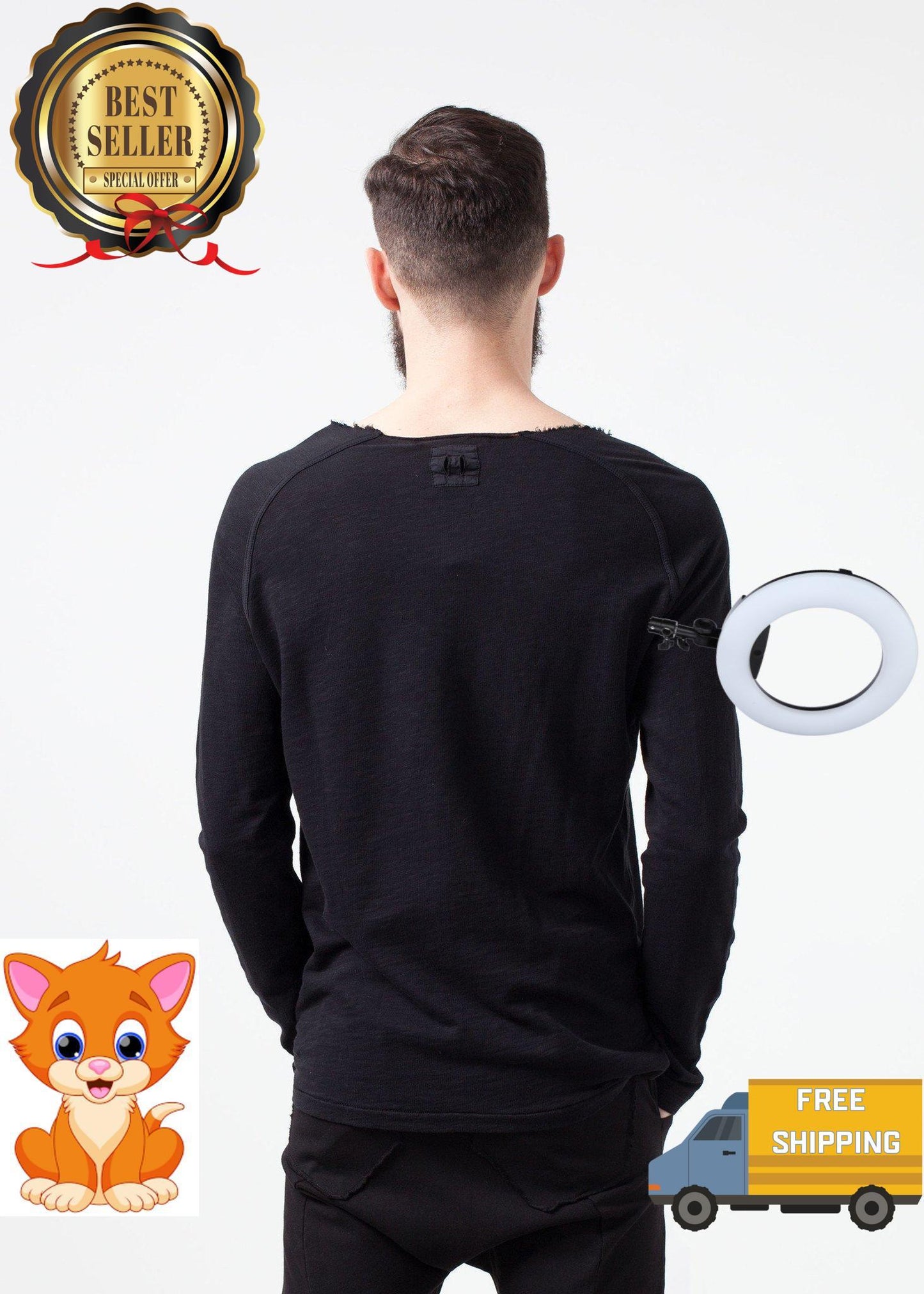 Daris Tee in Black