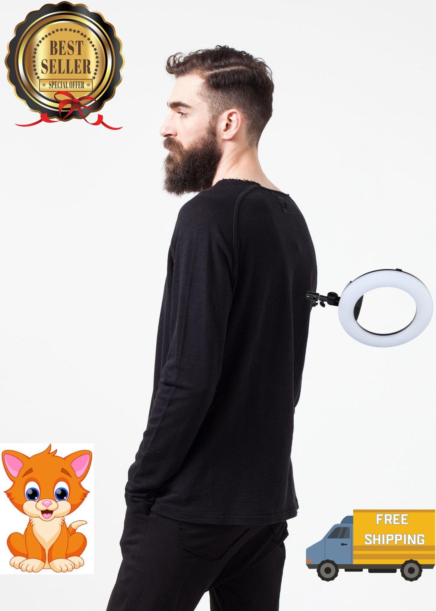 Daris Tee in Black