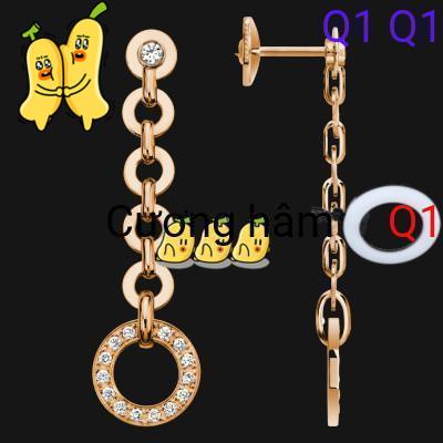 14k Dangling Pendant Earrings
