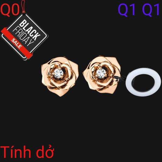 14k Solid Bloom Earrings