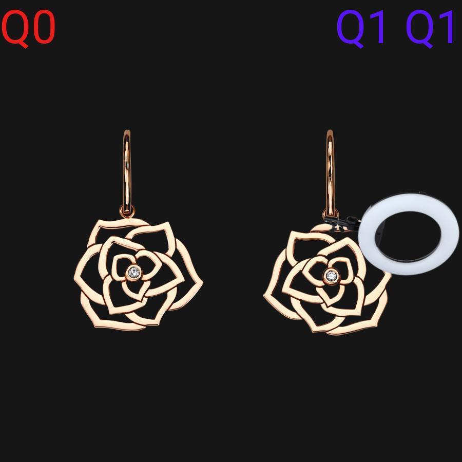 18k Wire Bloom Earrings