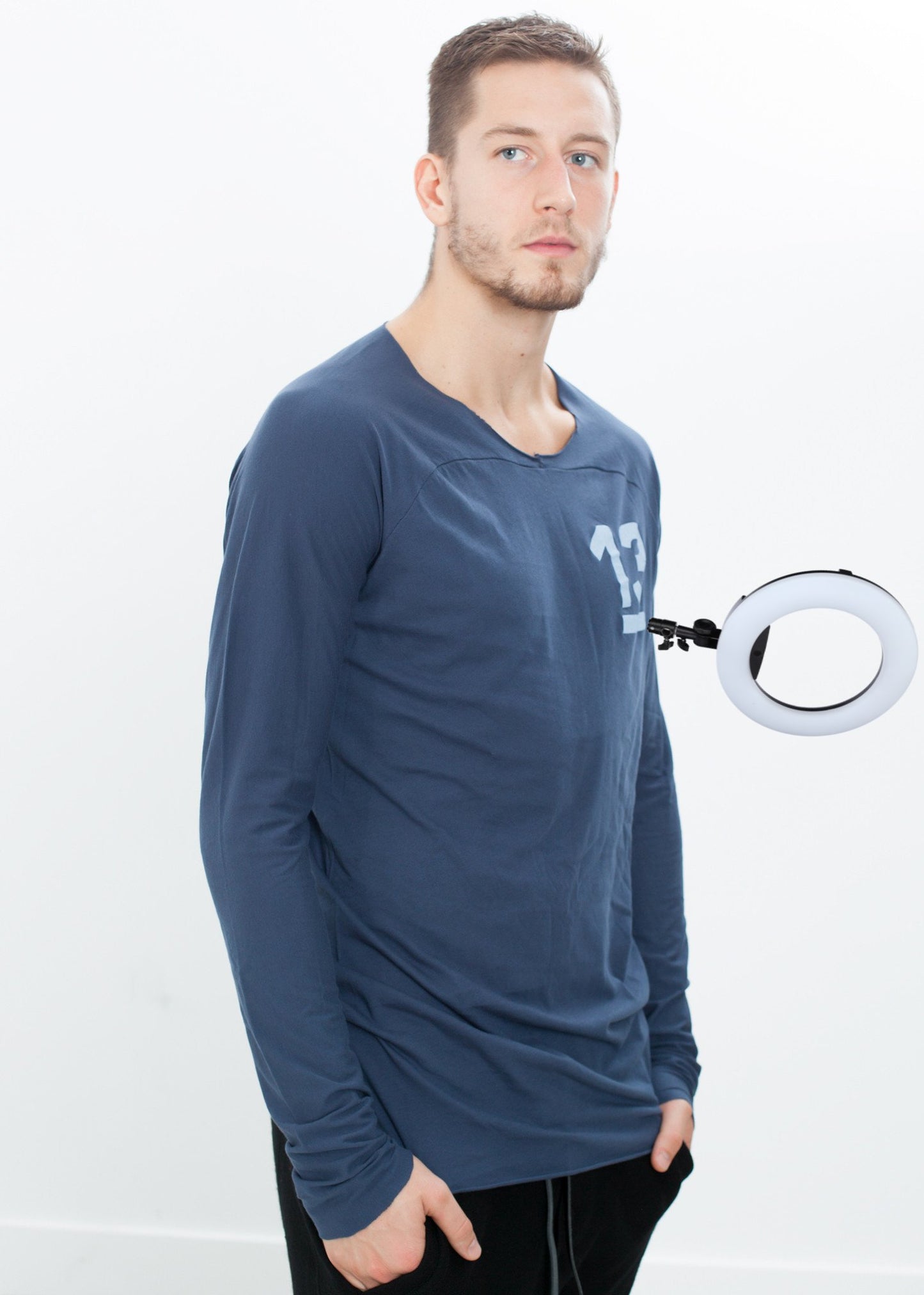 Antidote "13" Tee in Mood Indigo