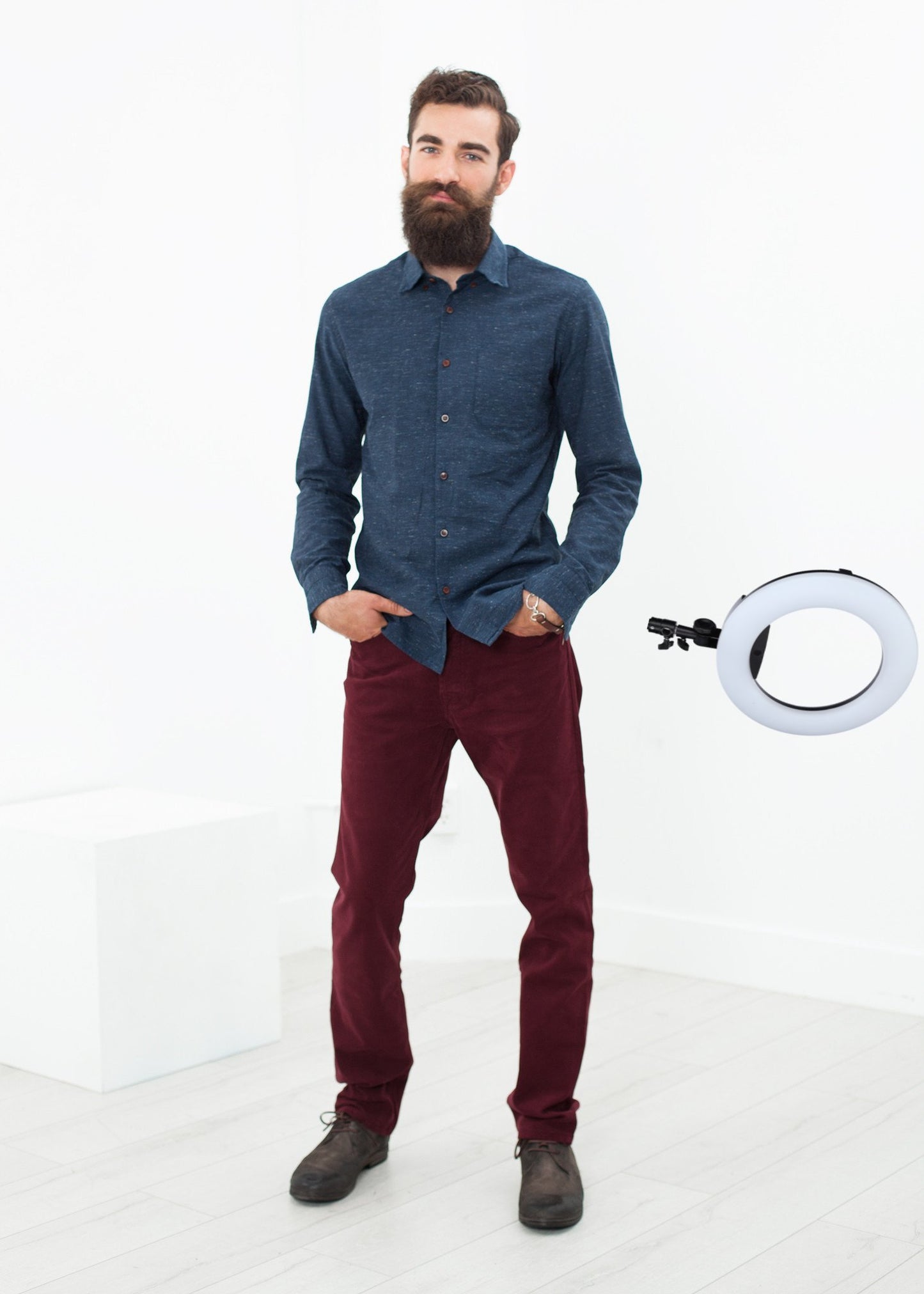 Listello Short Boot in Mud