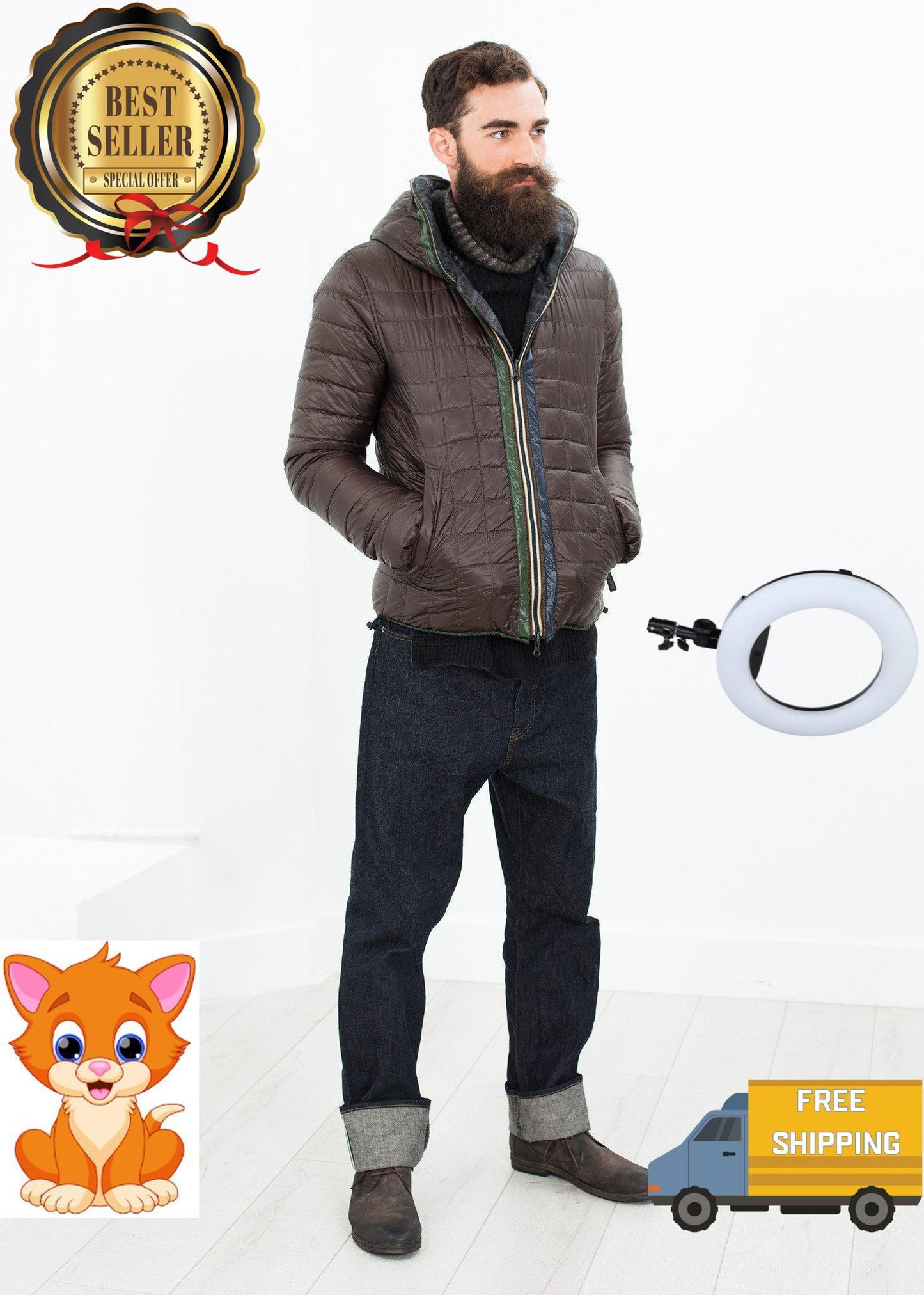 Ilo Coat in Teak