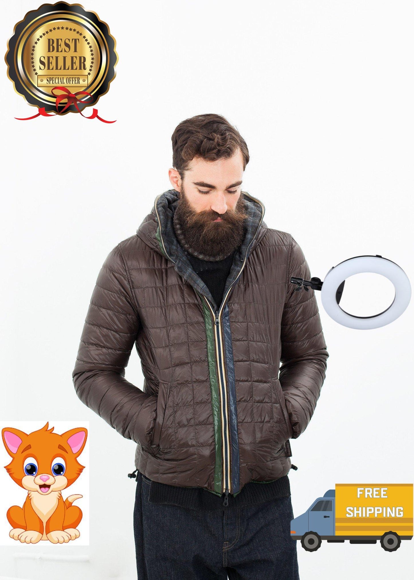 Ilo Coat in Teak