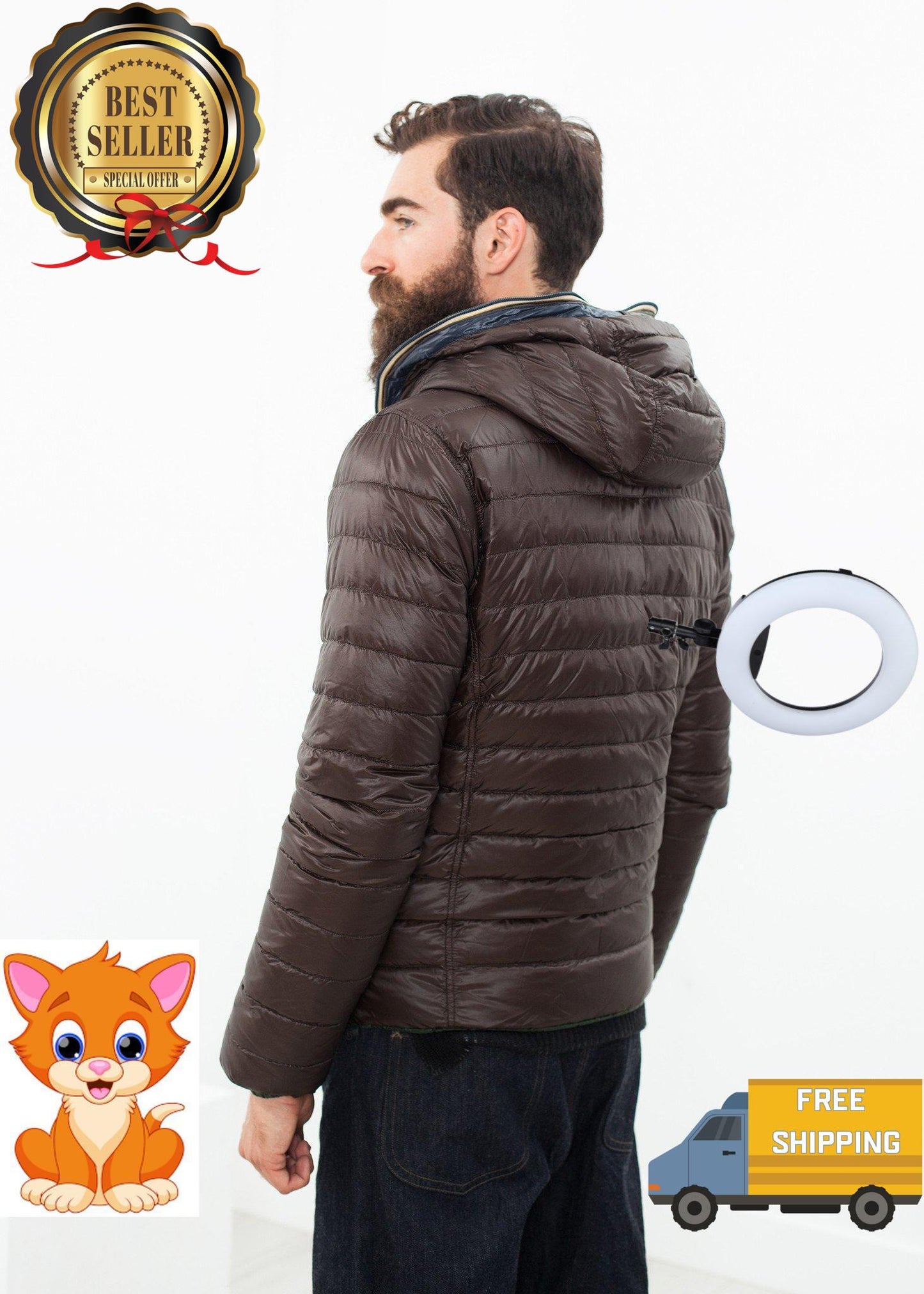 Ilo Coat in Teak