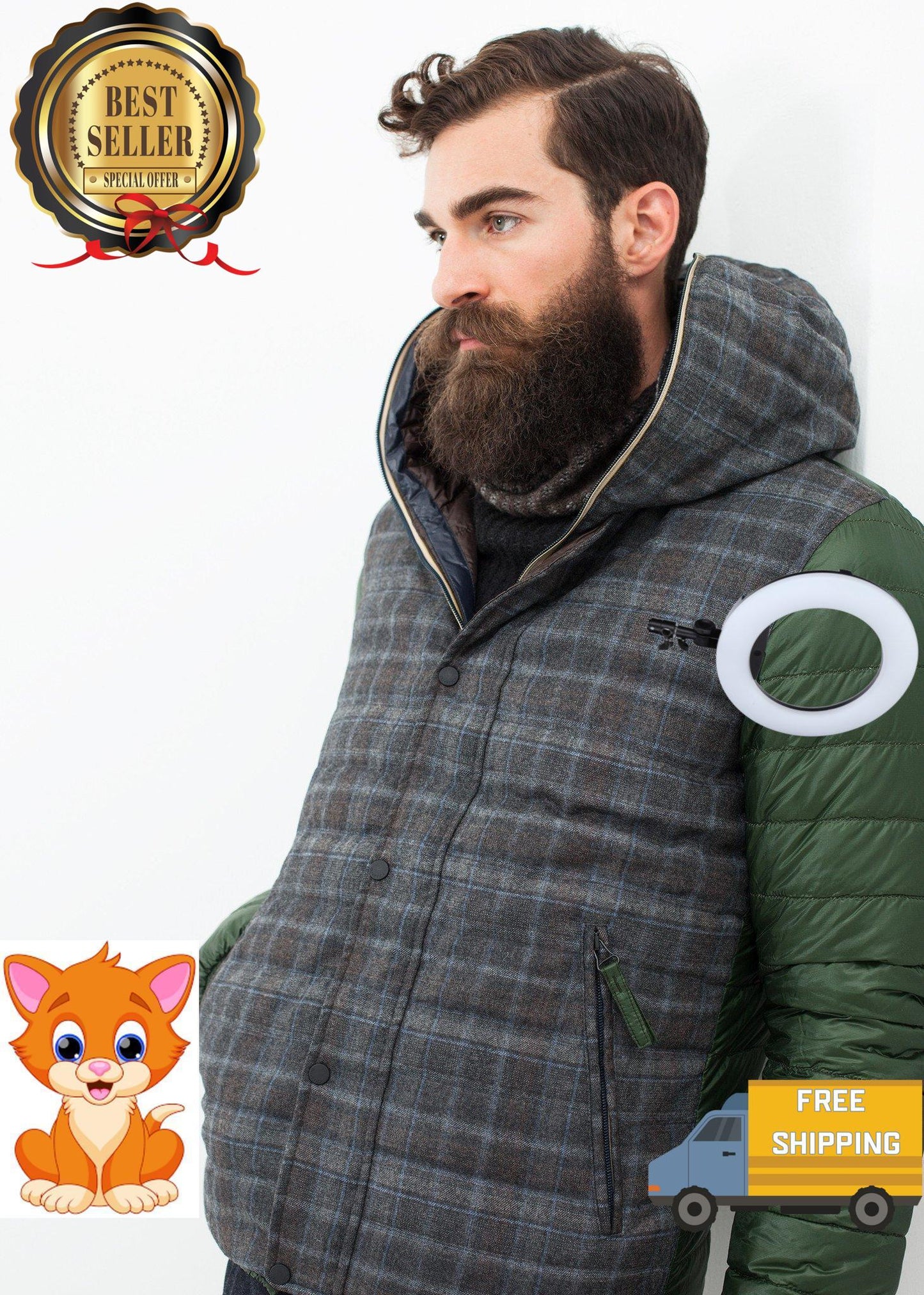 Ilo Coat in Teak