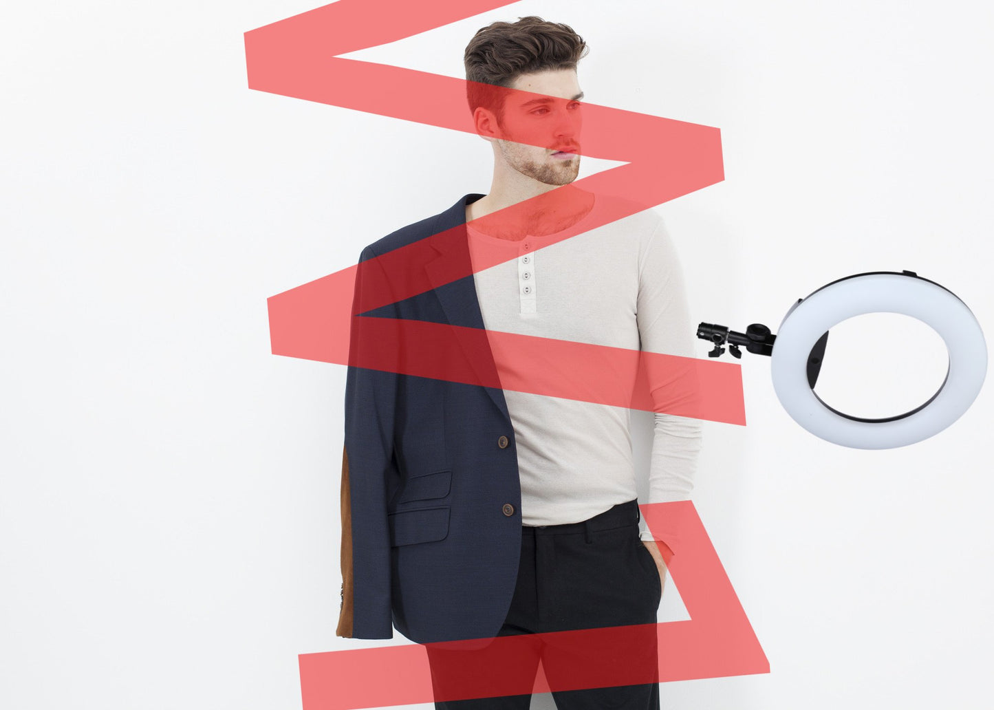 Swift Low Blazer in Navy