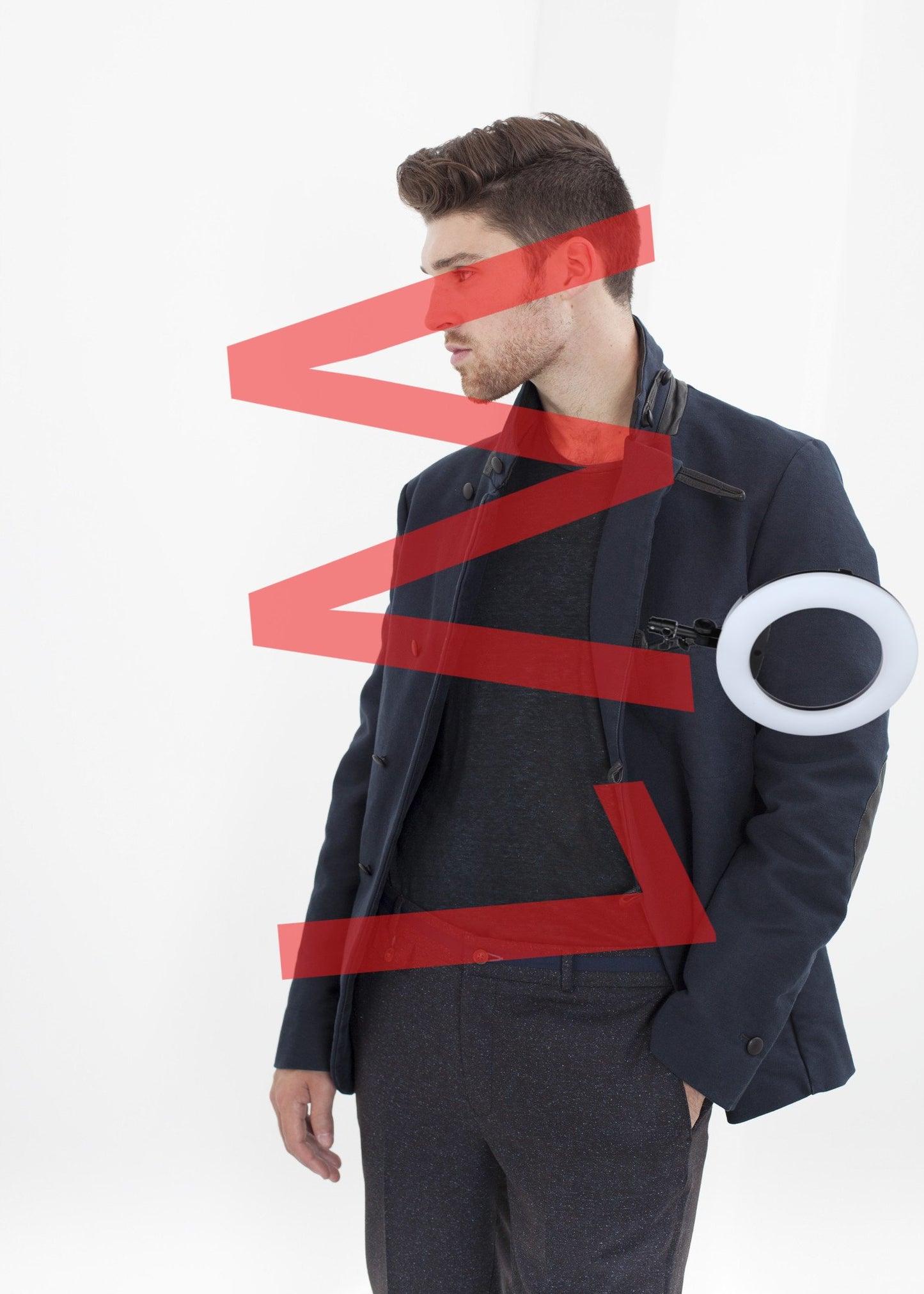 Taurin Jacket in Navy