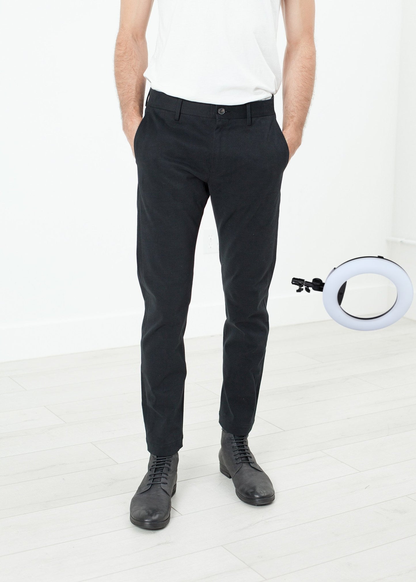 Men's Chino in Black