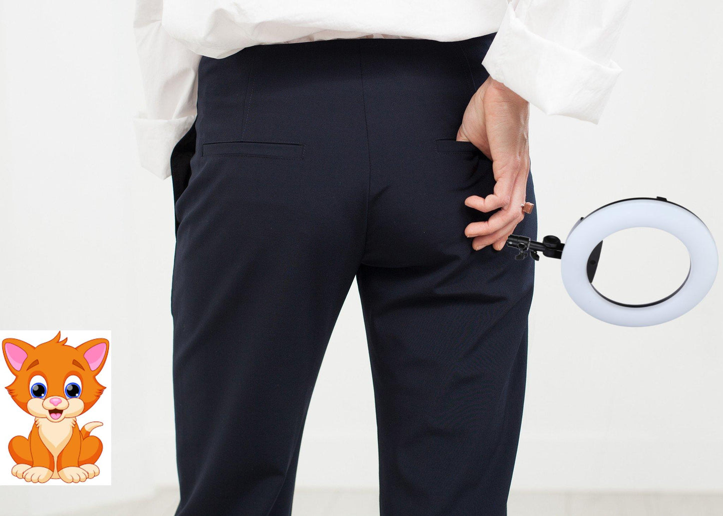 Patch Pocket Pant in Navy