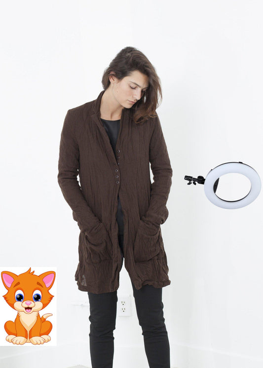 Ghost Wool Jacket in Brown