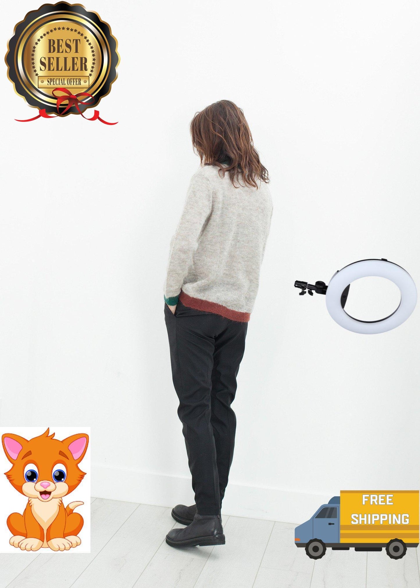 Girlfriend Trouser in Black