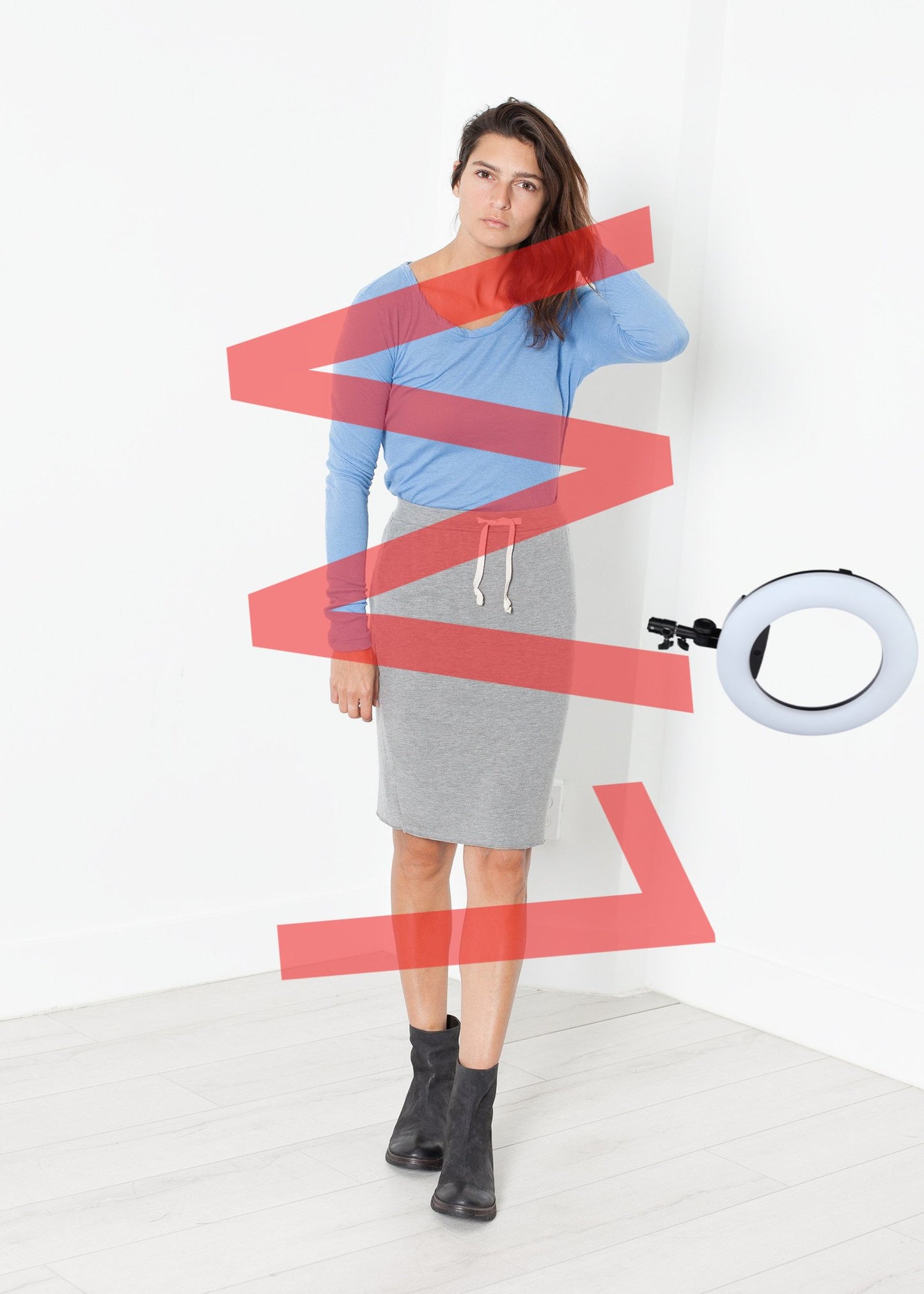 Tencel Jersey Mini in Heather Grey