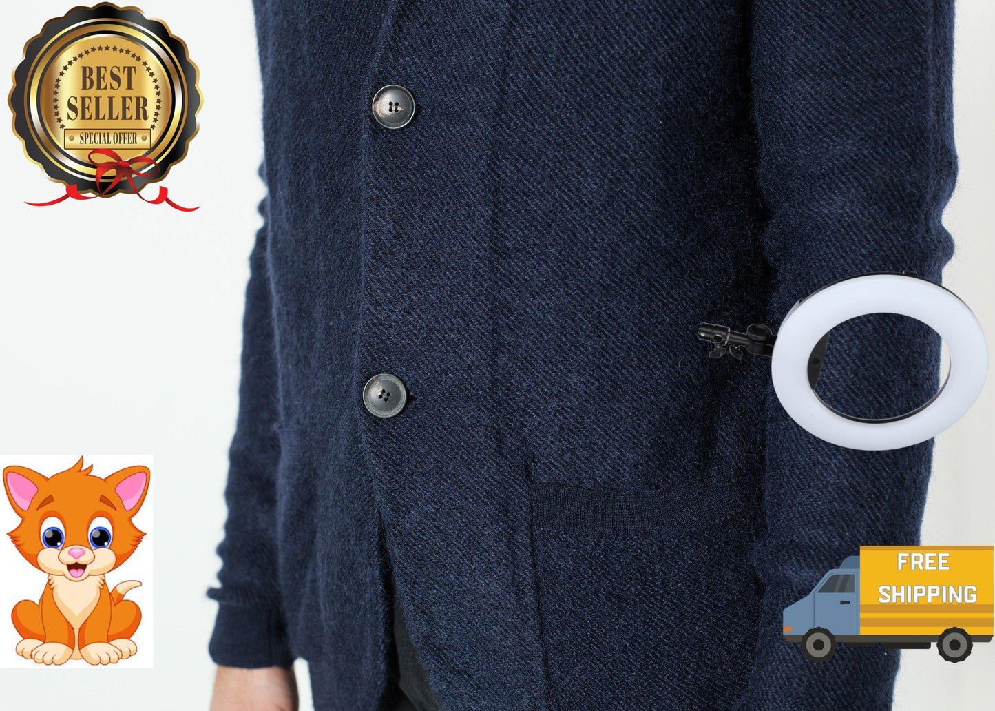 Giacca Mohair Cardigan