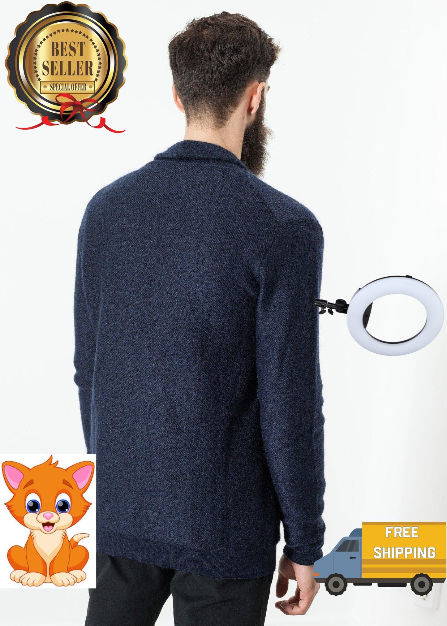 Giacca Mohair Cardigan