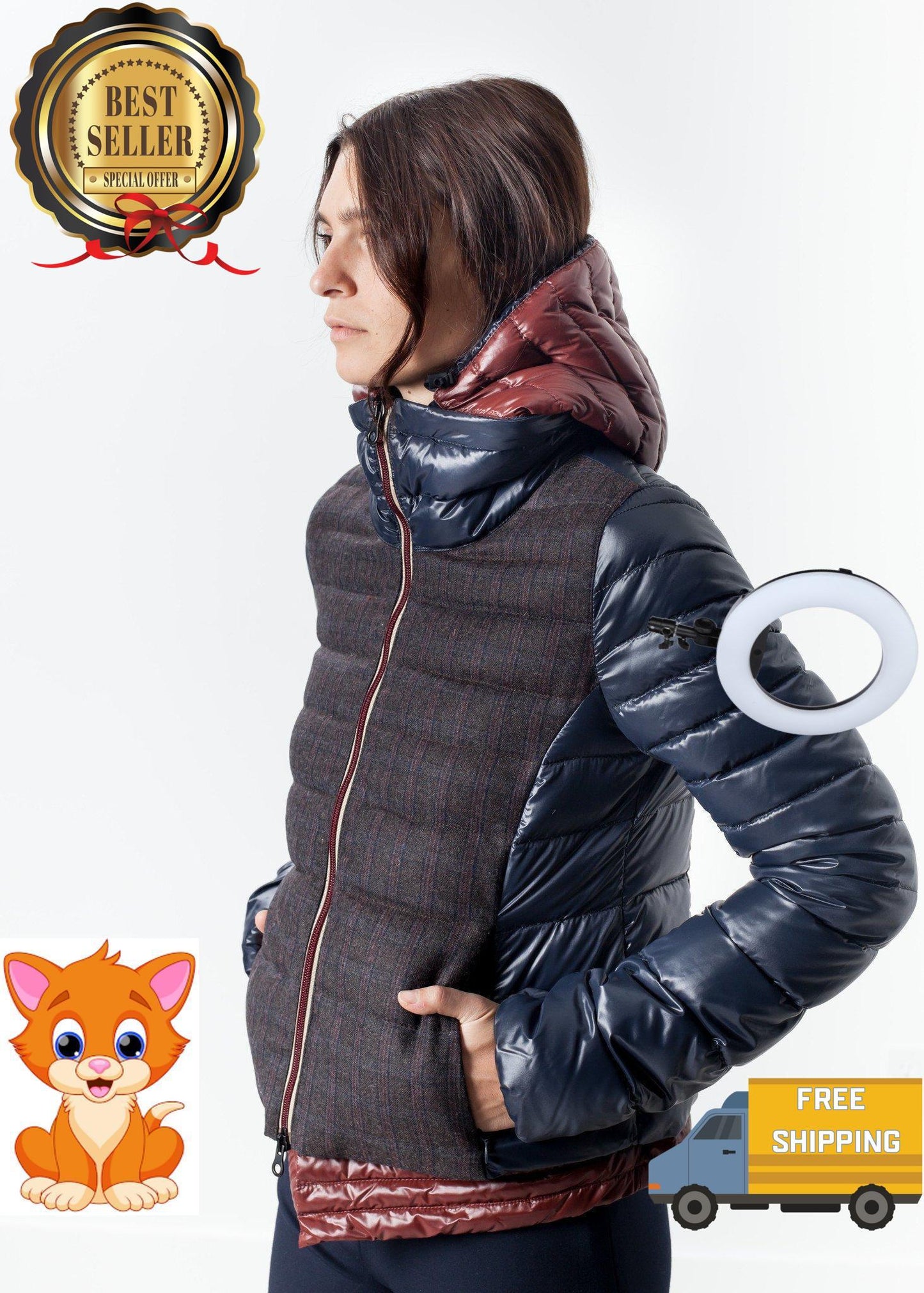 Cinosura Coat in Navy