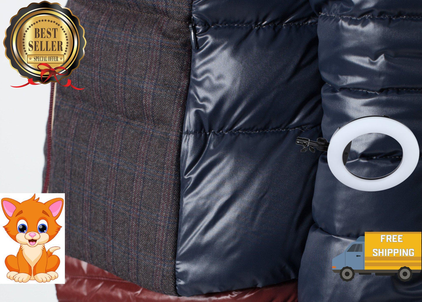 Cinosura Coat in Navy