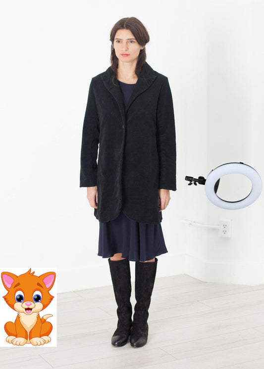 Griffon Coat in Black
