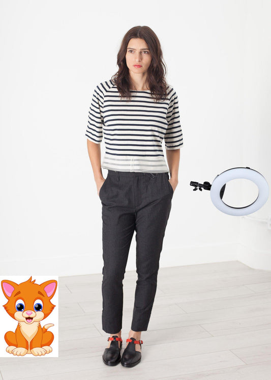 Eda Pants in Black