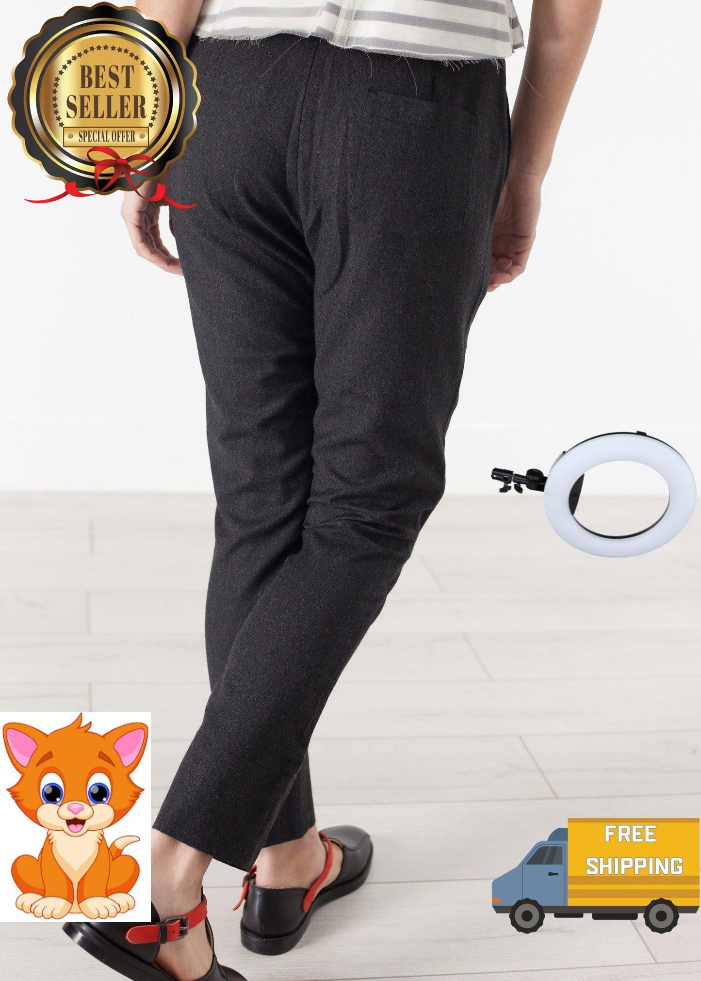 Eda Pants in Black