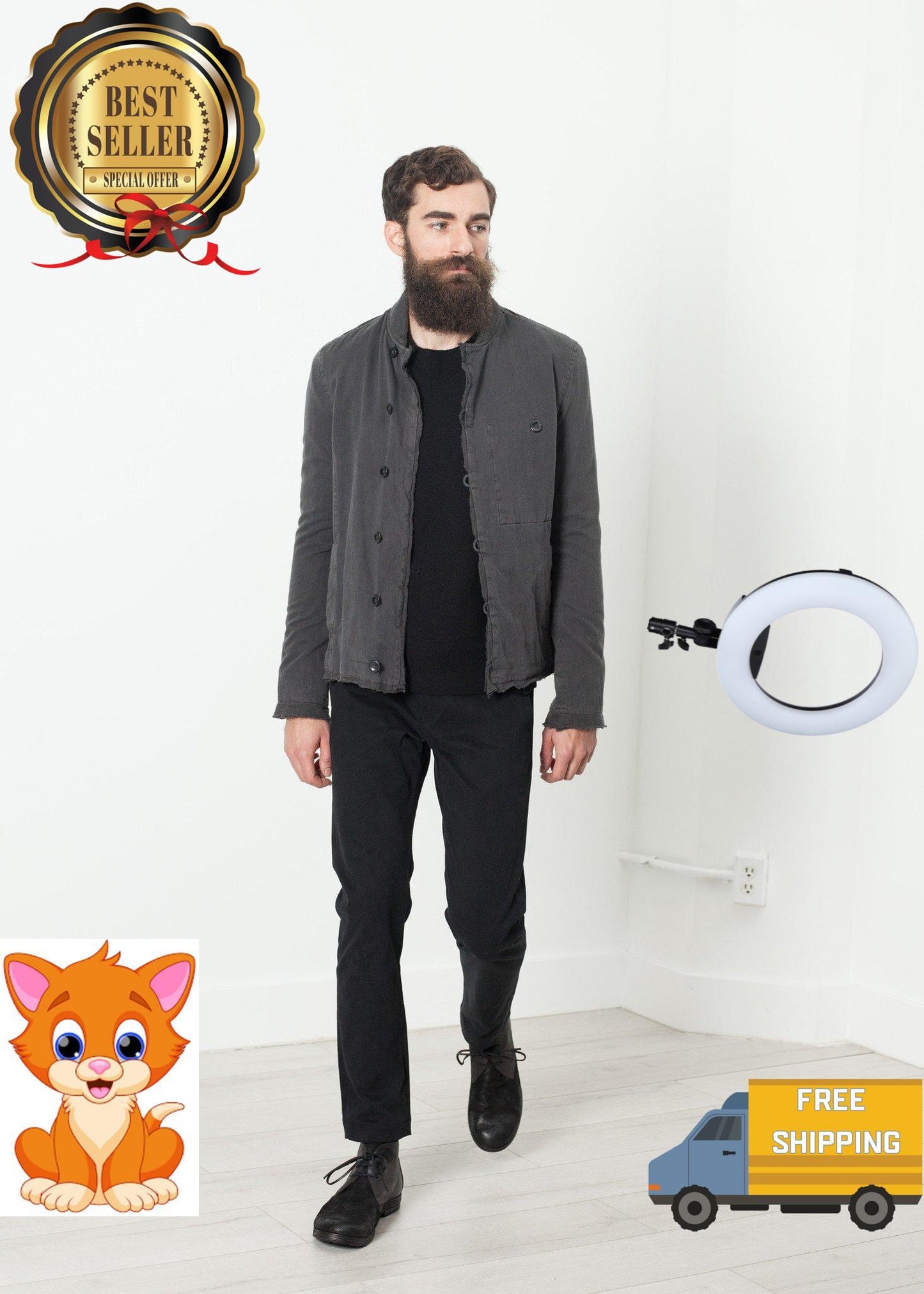 Goof Jacket in Tar