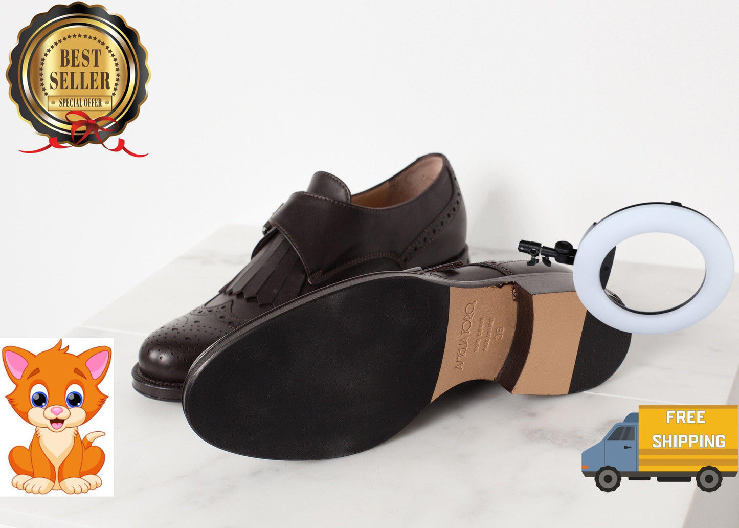 Golf Shoes in Brown