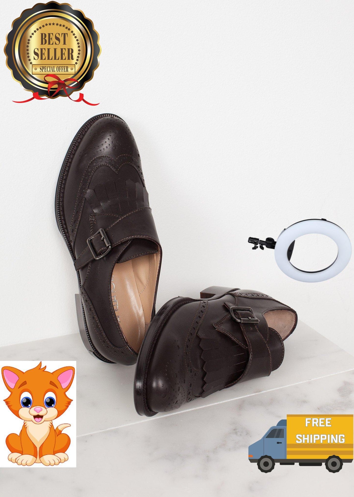 Golf Shoes in Brown