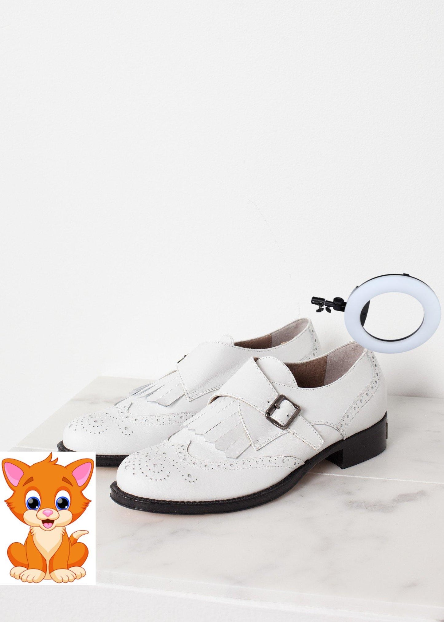 Golf Shoe in White