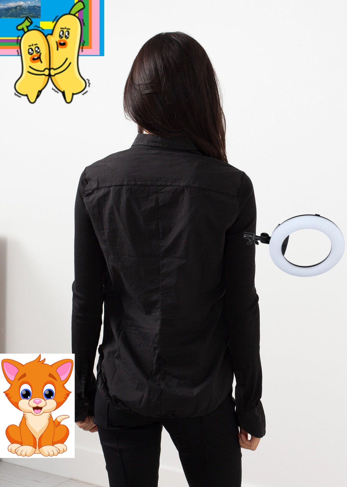 Soft Sleeve Button Up