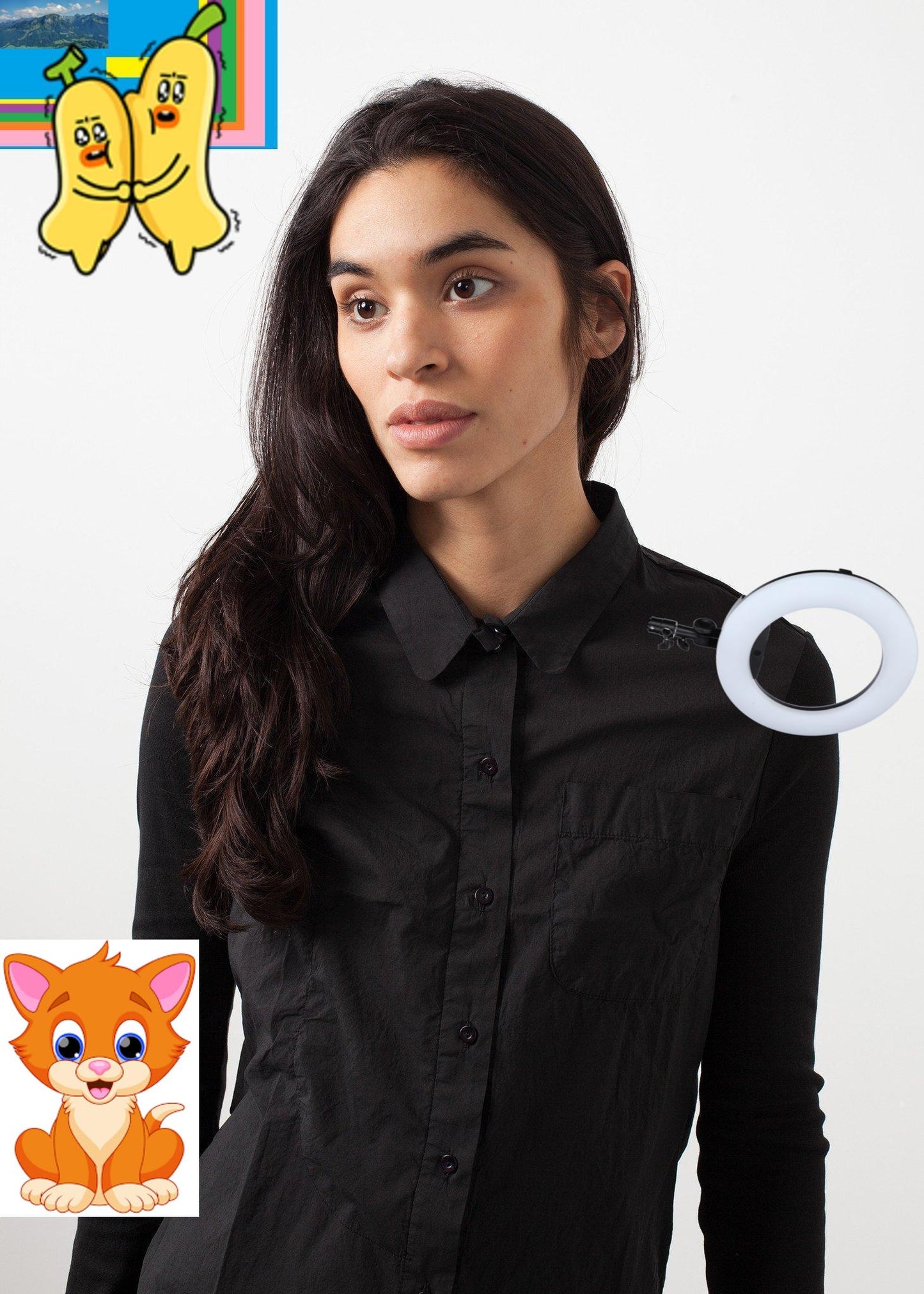 Soft Sleeve Button Up