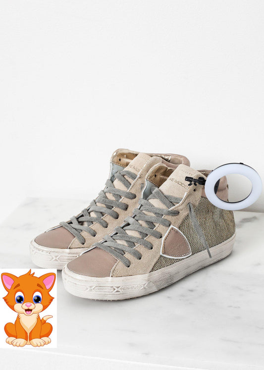 Sequin High Top Sneaker