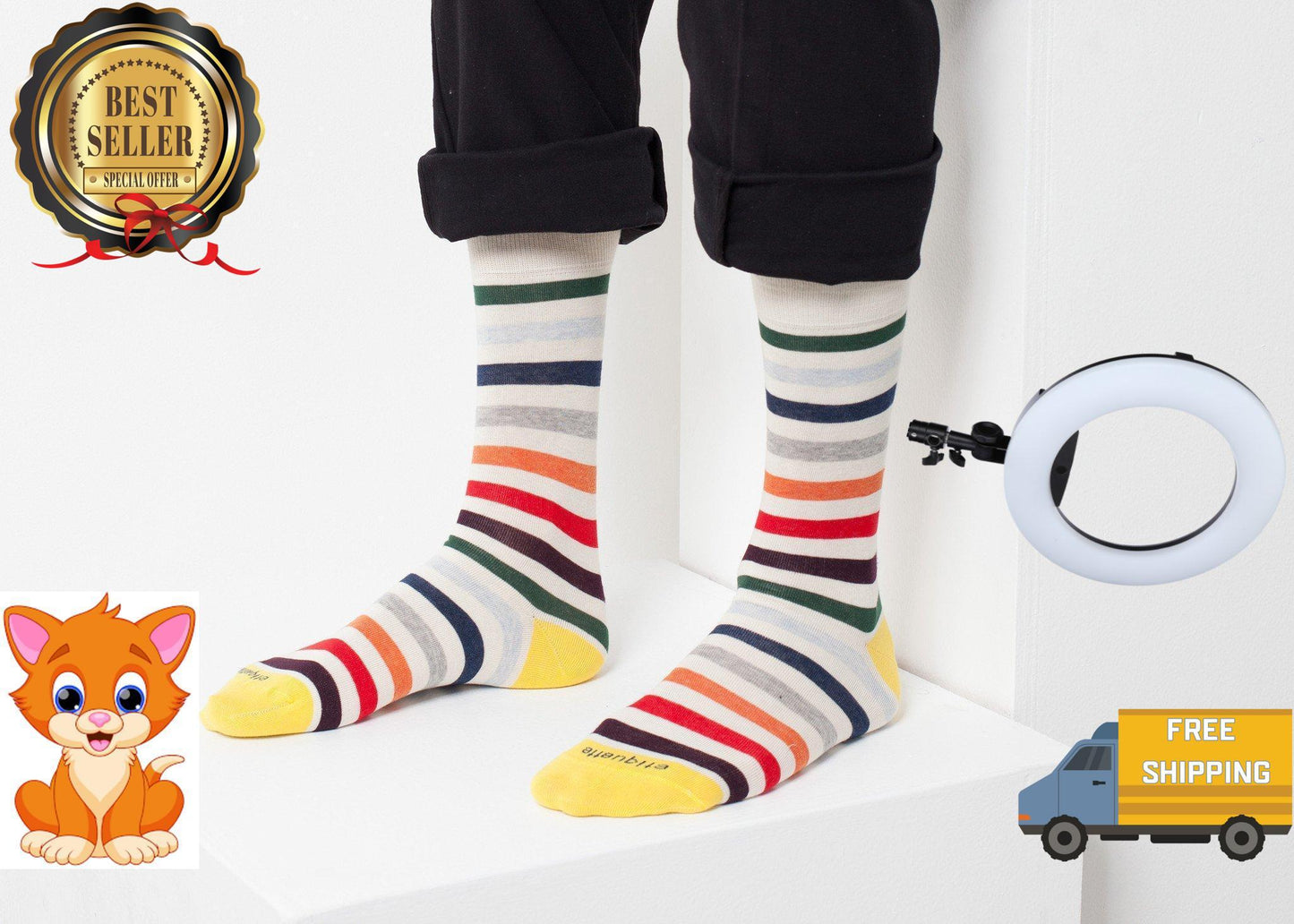 East River Stripe Sock