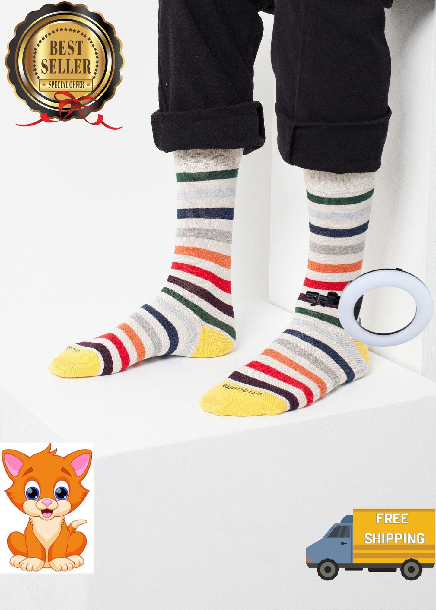 East River Stripe Sock