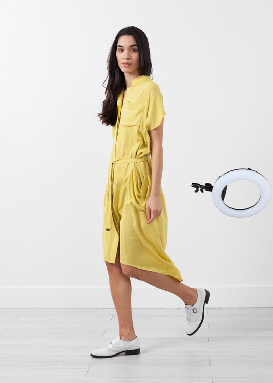 Ultime Silk Shirt Dress