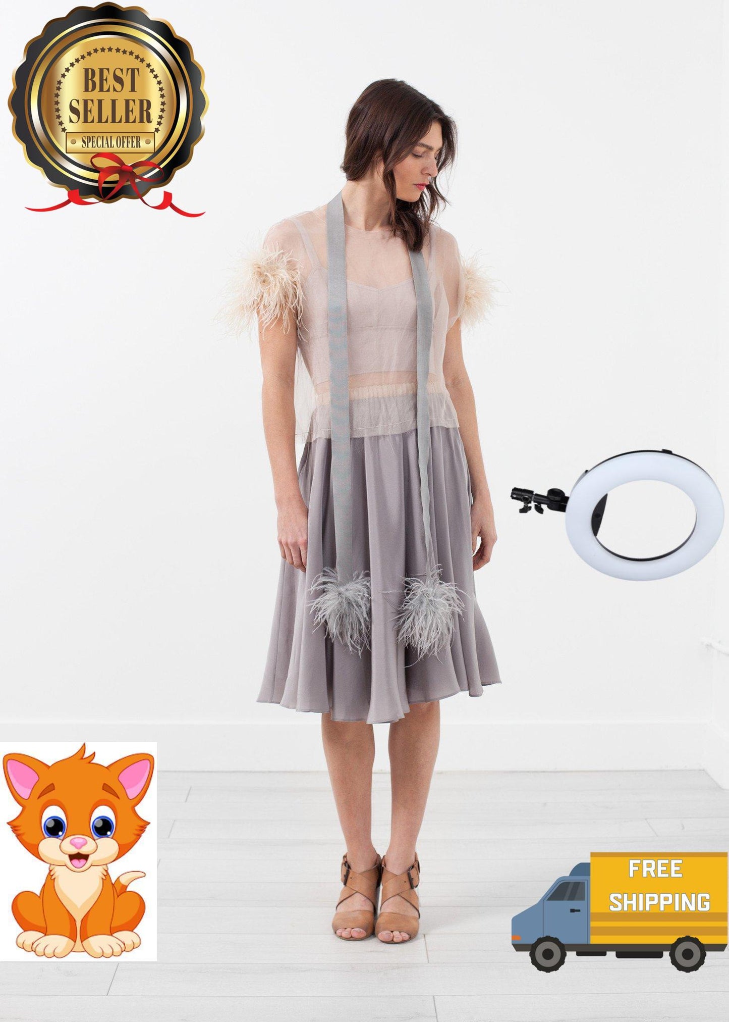 Feather Sash