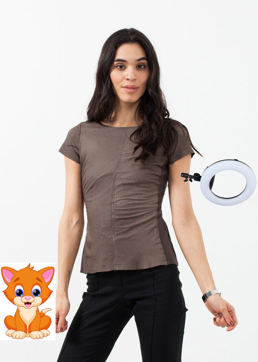 short sleeve button up