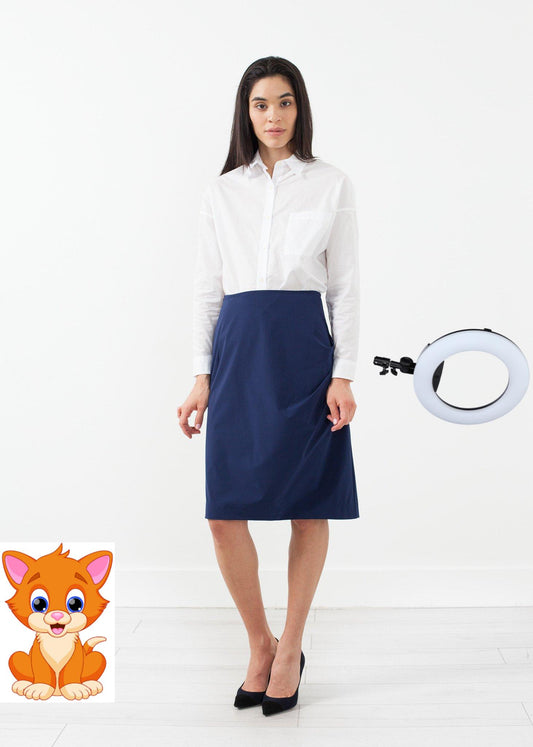 Side Ruche Skirt
