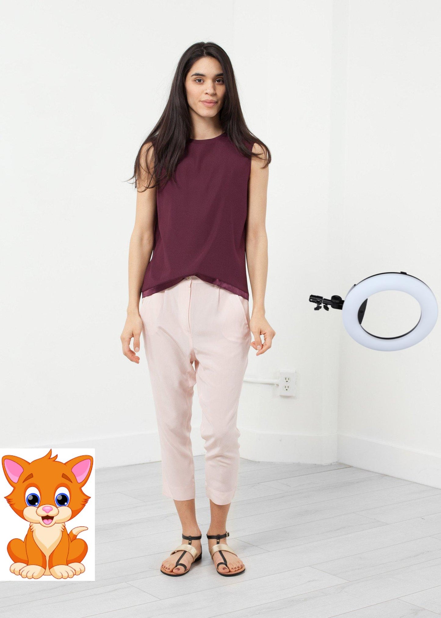 Silk Drop Crotch Pant