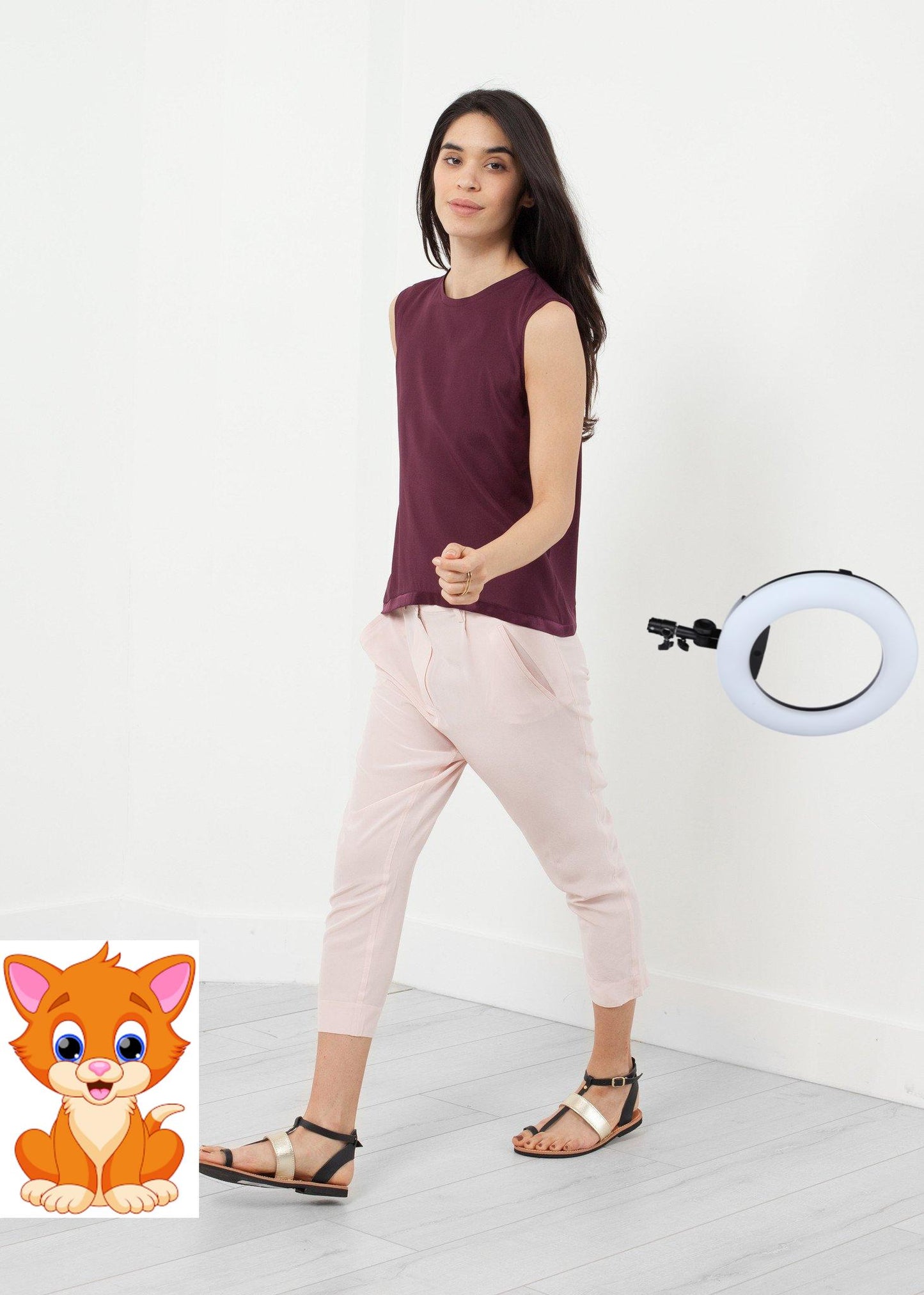 Silk Drop Crotch Pant