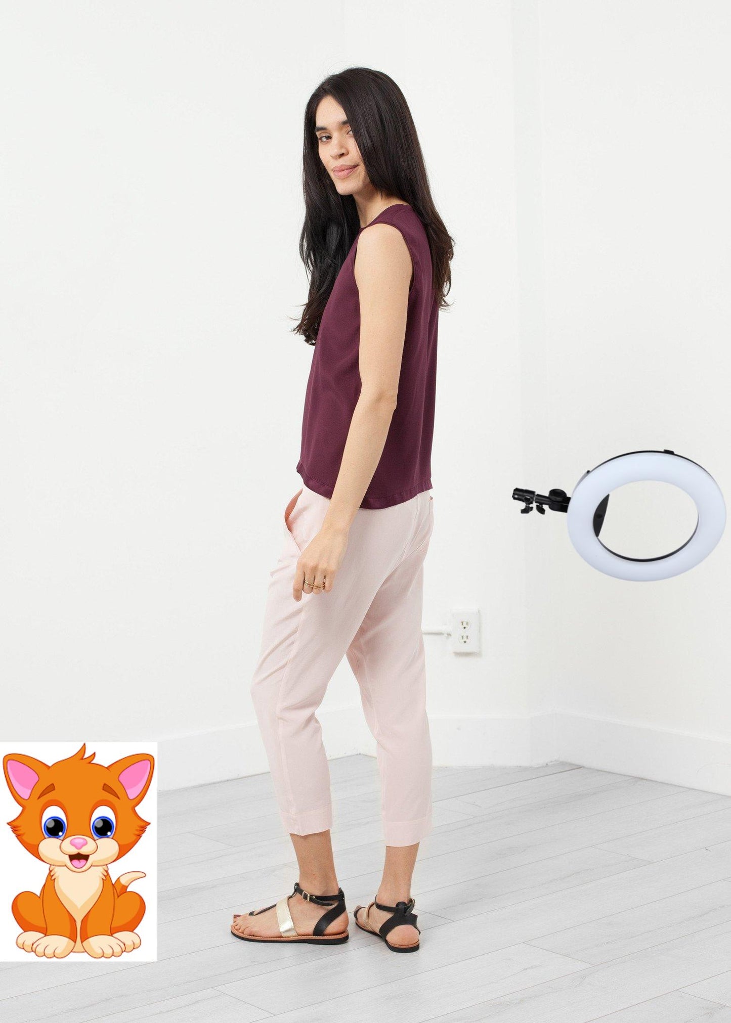 Silk Drop Crotch Pant