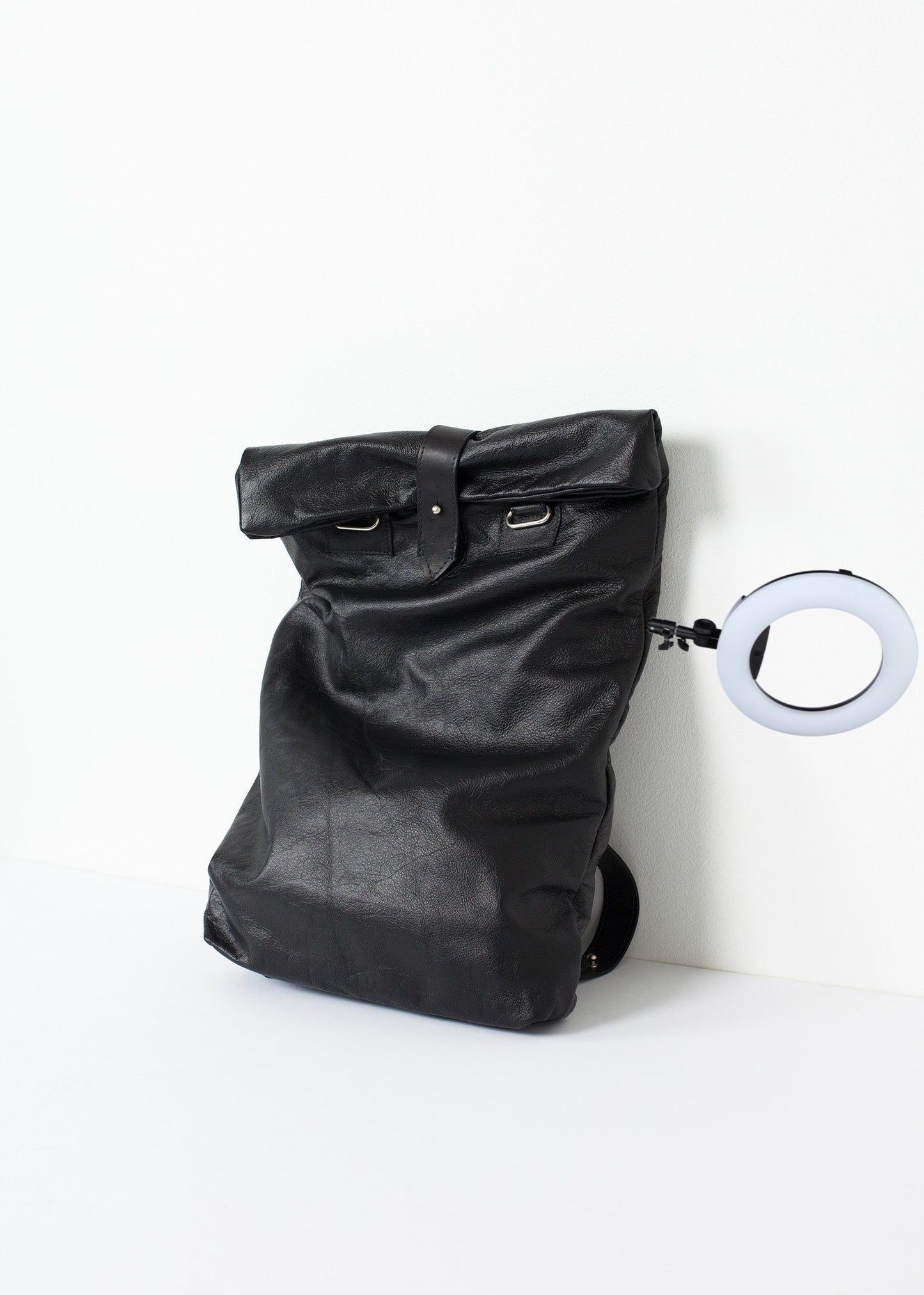 Leather Convertible Backpack