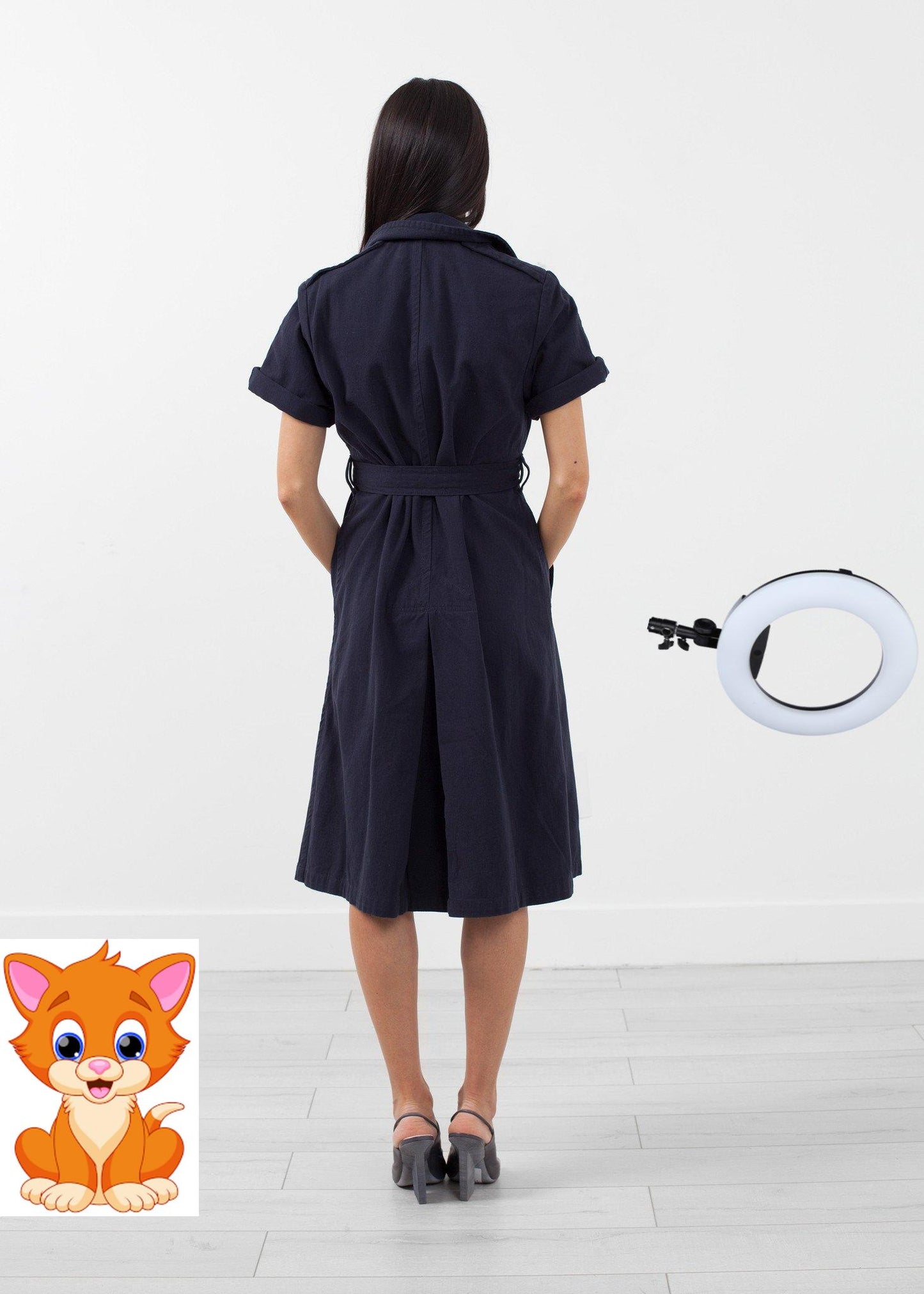 Rolled Sleeve Trenchcoat