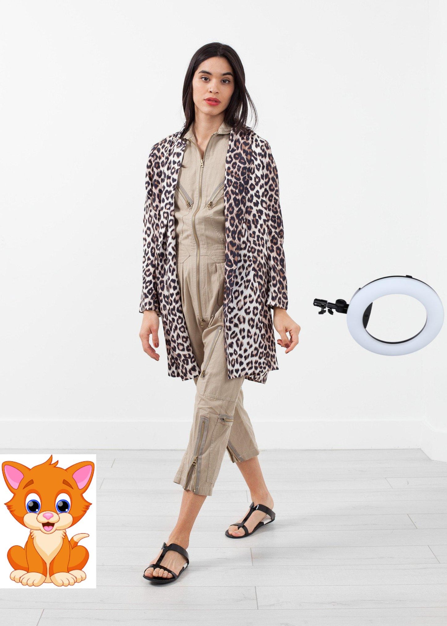 Sleeveless Harem Flightsuit