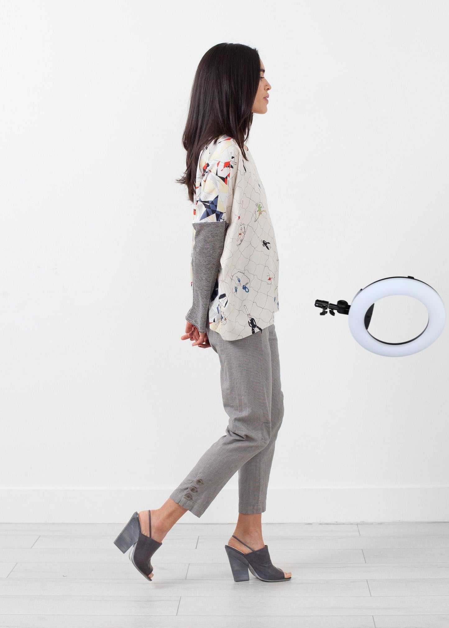 Long Sleeve Box Blouse